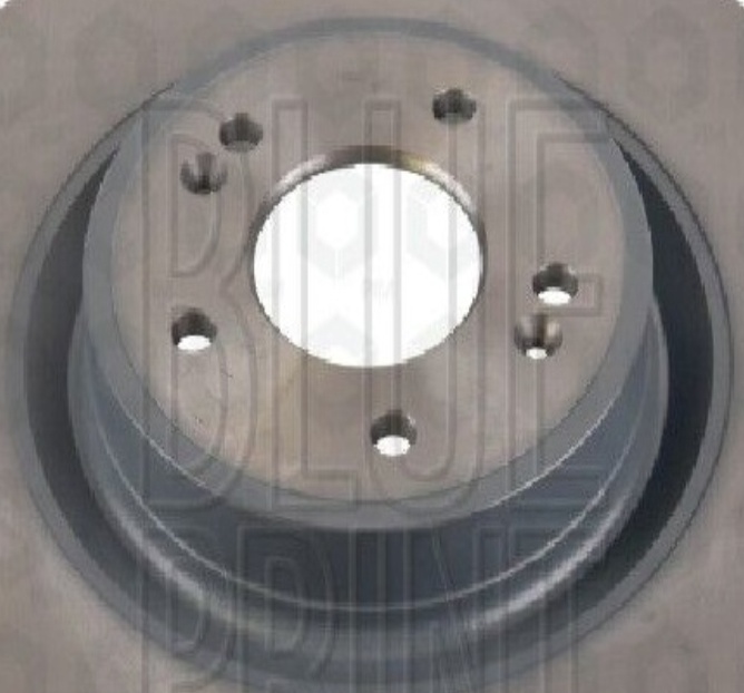 Blueprint ADG043239 Brake Disc Front Coated 345mm Outer Diameter For Kia Stinger - Image 7