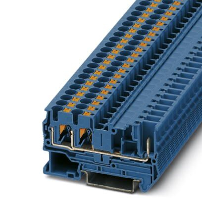 Phoenix Contact PT 4-TWIN/1P BU, Elektronica benodigdheden + Behuizing, Blauw