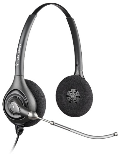 Hp Poly Binaural Voice Tube Headset - No Noise Cancelling