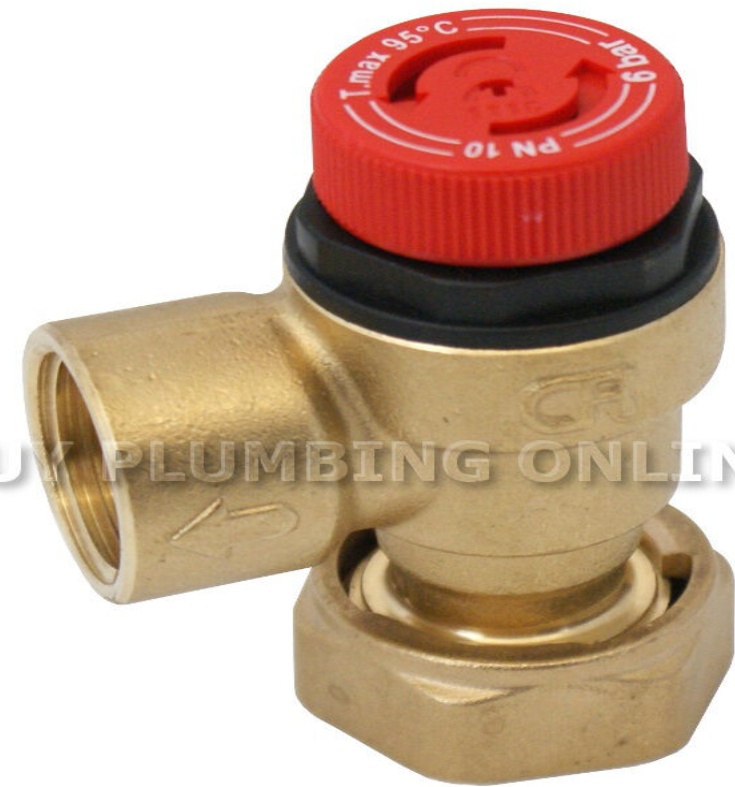 Altecnic Caleffi Pressure Relief Valve 1/2"" 6 Bar 311501