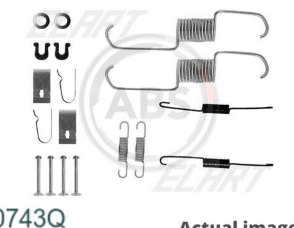 Brake shoe fitting kit 0743Q A.B.S. for HONDA SUZUKI - Image 4