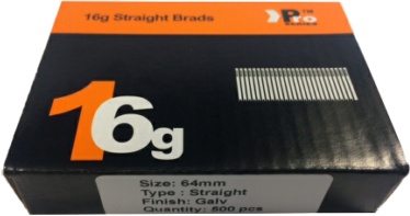 16g STRAIGHT nails 3500 +3xGas for DeWalt 20mm+25mm+32mm+38mm+45mm+50mm+64mm
