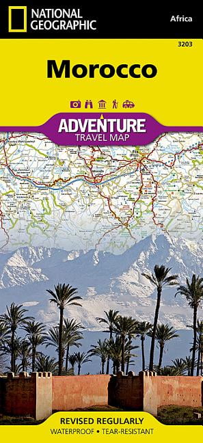 Morocco Map National Geographic Adventure Map