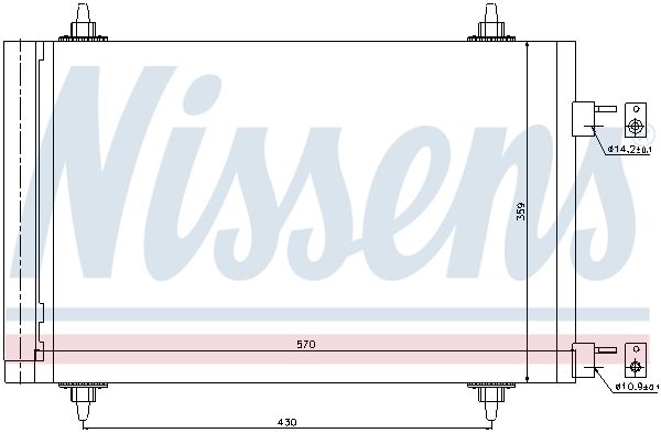 CITROEN C4 PICASSO I 2006-2013 MPV CITRON C4 (2005) 2.0 Condenser - Image 3