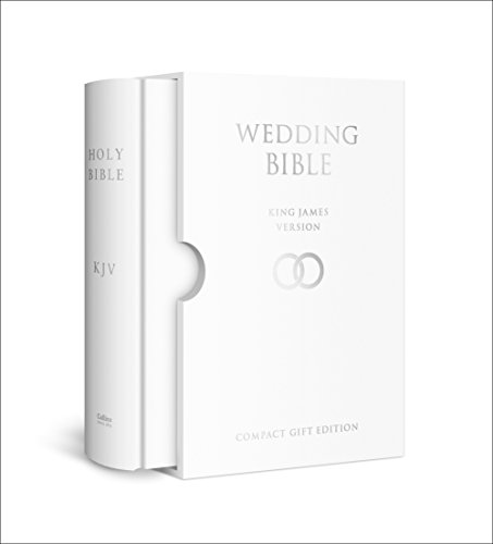 HOLY BIBLE: King James Version (KJV) White Compact Wedding Edition NEW - Image 8