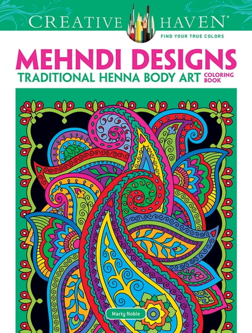Creative Haven Mehndi Designs Coloring Book: Traditional Henna Body Art by... - Image 9