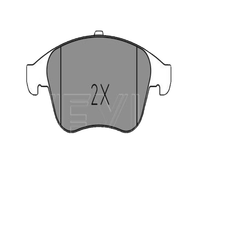 Front MEYLE GERMANY 025 247 0917 Brake Pad Set, disc brake for RENAULT