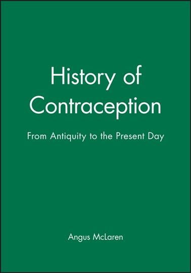 History of Contraception by Angus McLaren - 9780631187295