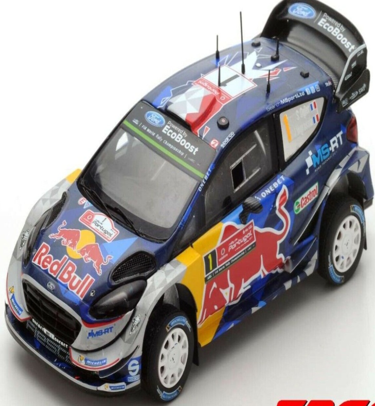 1/43 Ford Fiesta WRC  Red Bull  Winner Rally Portugal 2017   S.Ogier