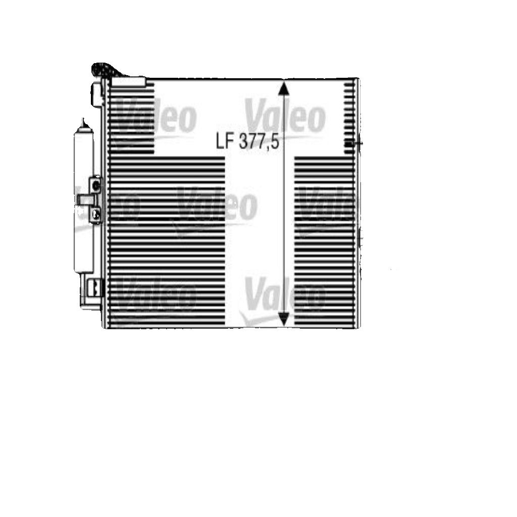 Air Conditioning Radiator Valeo 818165 Renault Modus/Grand Modus 1pc