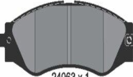 Brake pads 2406201 TEXTAR for DAEWOO CHEVROLET