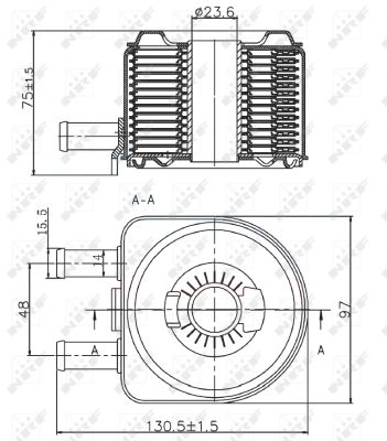 Oil Cooler fits CITROEN C5 Mk1, Mk2 2.0 2.0D 2.2D 2001 on NRF 1103G7 1103H4 New - Image 29