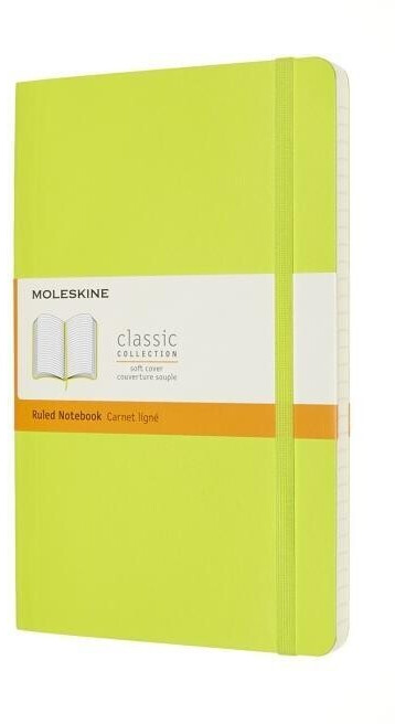 Moleskine Large Ruled Softcover Notebook: Lemon Green - 8056420850994