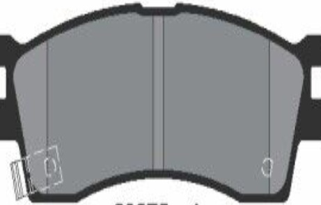 Brake pads 2387301 TEXTAR for KIA MENTOR Saloon MENTOR CLARUS CLARUS Estate