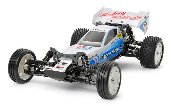 TAMIYA RC 58587 Neo Fighter Buggy DT03 1:10 Premium Stick Radio Bundle