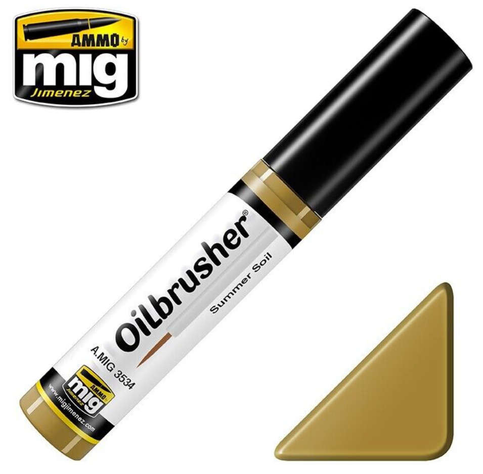 Ammo by MIG Summer Soil Oilbrusher For Model Kits MIG 3534