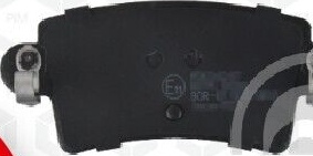 FEBI 16493 BRAKE PAD SET DISC BRAKE Rear