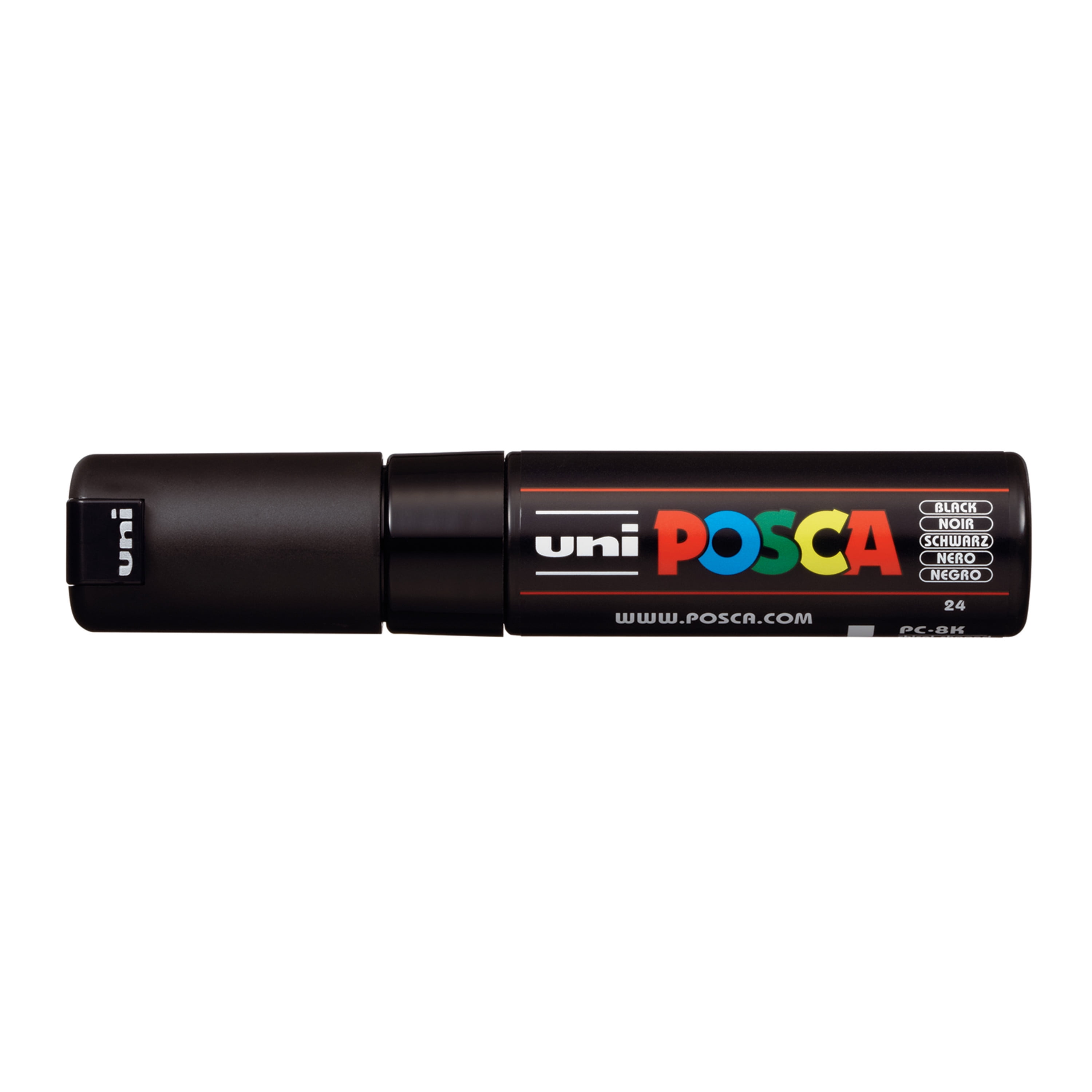 Uni : Posca Marker : PC-8K : Chisel Tip : 8mm : Black