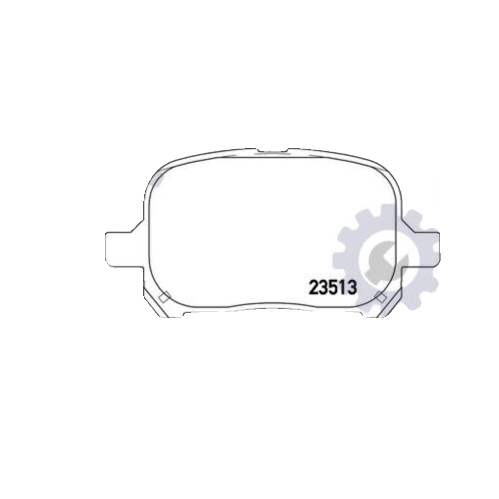 Brake pads P 83 040 BREMBO for TOYOTA CAMRY PREVIA / ESTIMA II