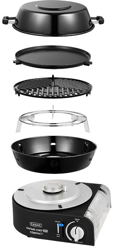 Cadac Safari Chef 30 Compact Lite Gas BBQ - NEW FOR 2023