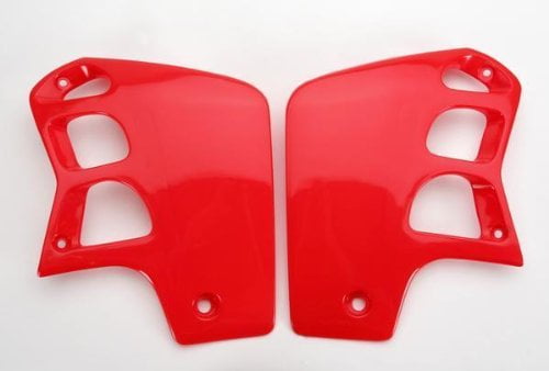 Free Shipping UFO Honda Red Radiator Side Plastics HO02620-070