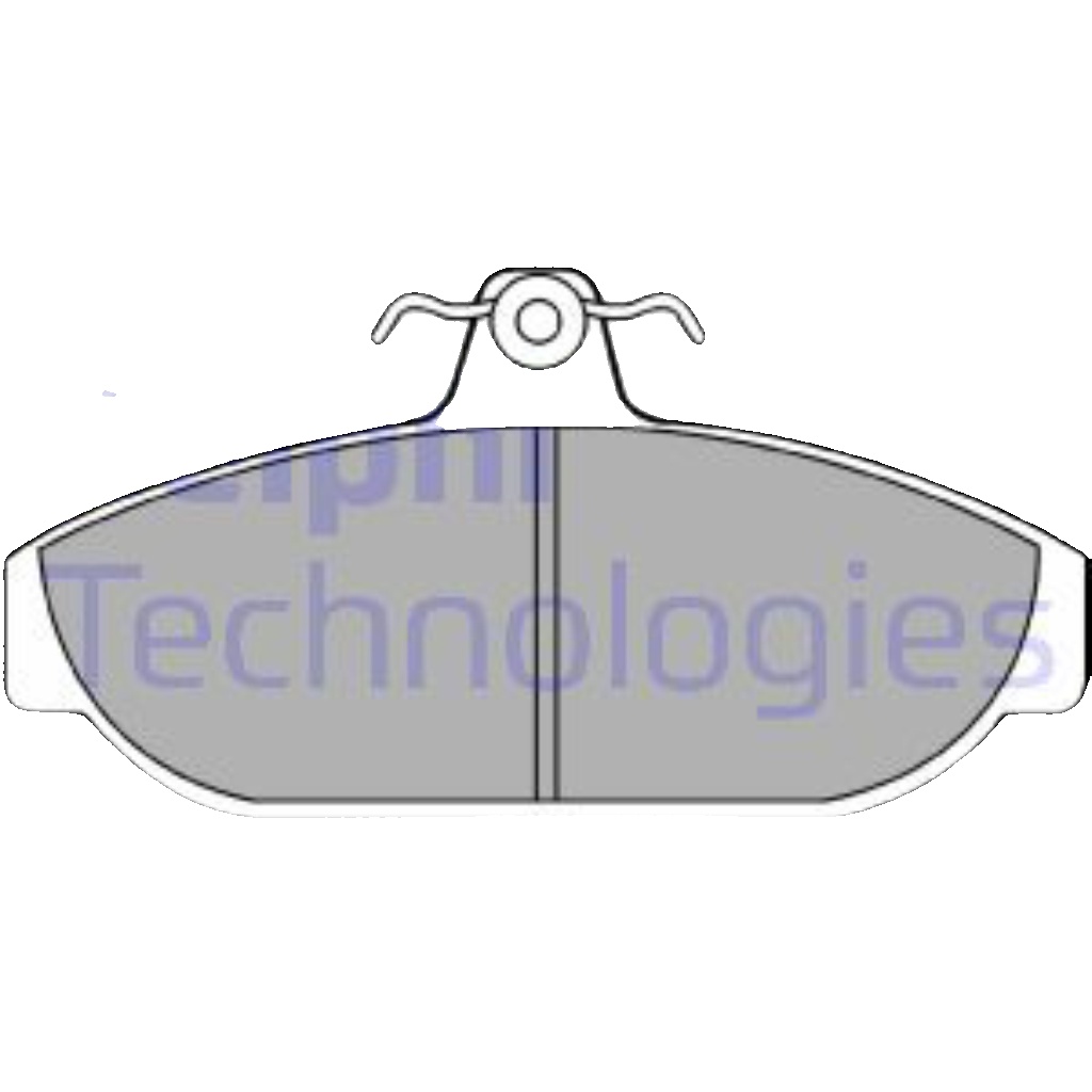 Fits DELPHI LOCKHEED HAMULCE LP437 BRAKE PAD AXLE SET INC BOLTS VOLVO ⭐UK Stock⭐