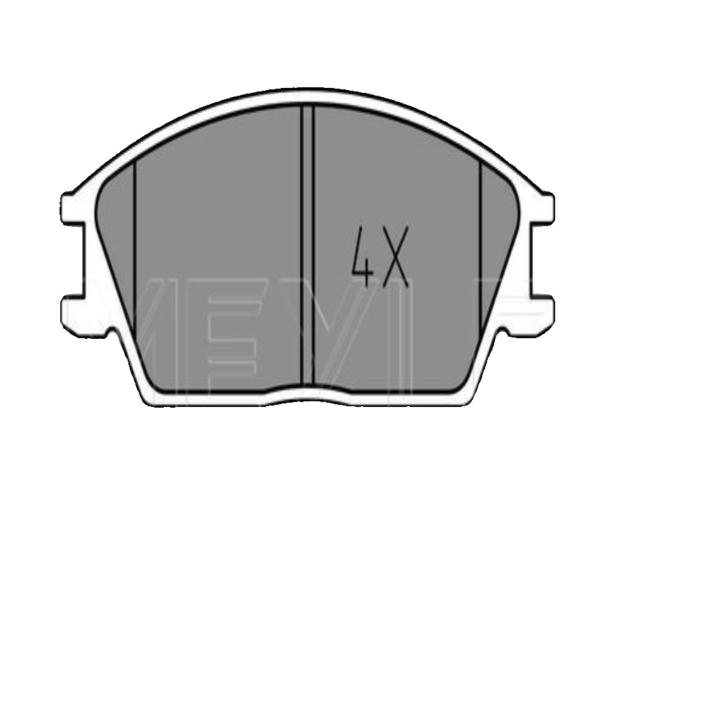 Front MEYLE GERMANY 025 210 1214 Brake Pad Set, disc brake for HONDA,HYUNDAI