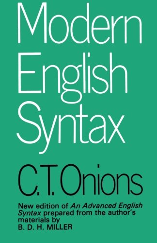 Modern English Syntax by C.T. Onions - - Image 3