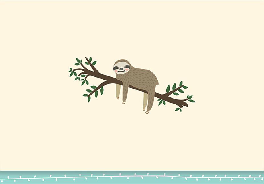 Sloth Note Cards by Inc. Peter Pauper Press - 9781441328083 - Image 4