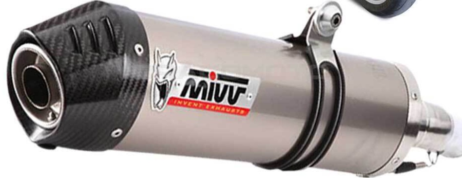 échappement BMW R 1150 R 2006 MIVV Oval Titane CC