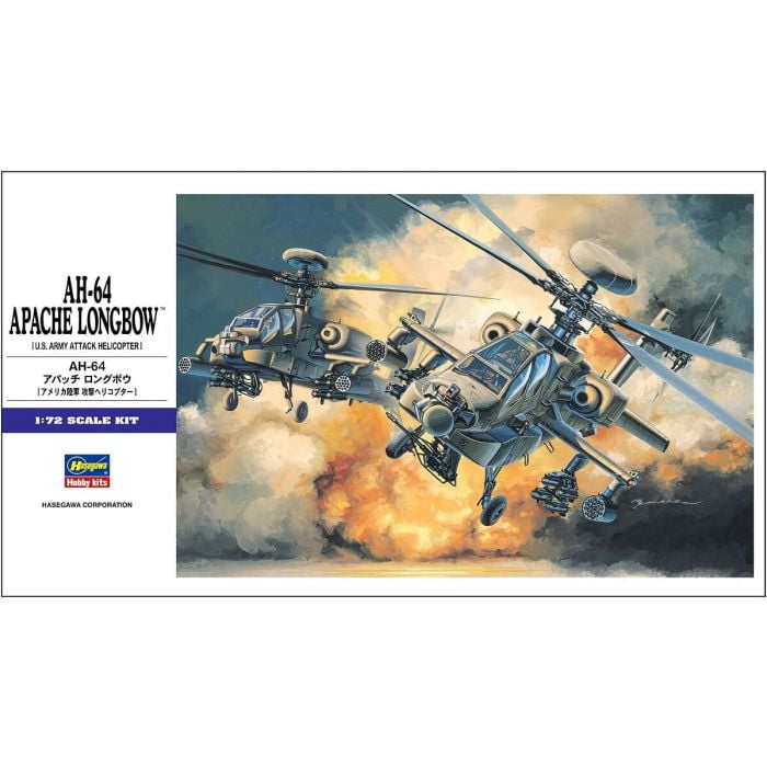 Hasegawa 1:72 - E6 AH-64 Apache Longbow Model Aircraft Kit
