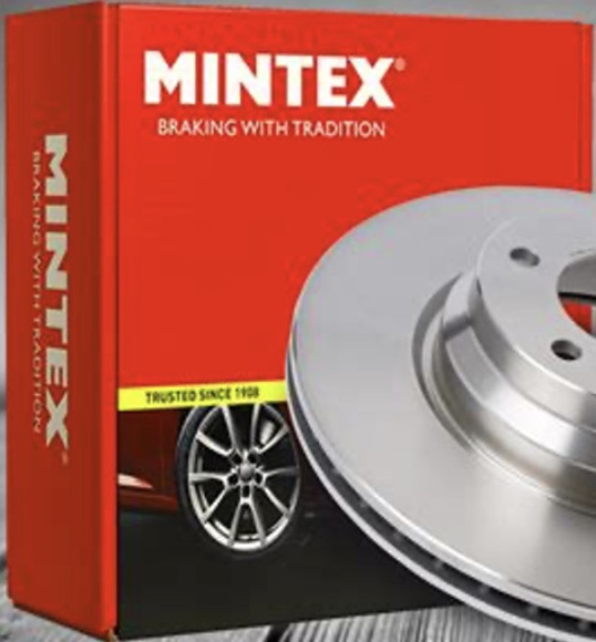 For Alfa Romeo Brake Discs Pair Rear Solid MDC1741 278 mm Diameter Mintex