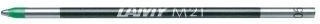 LAMY M21 Ballpoint Pen Refill - Multifunction D1 Format - Green Ink - Pack of 2