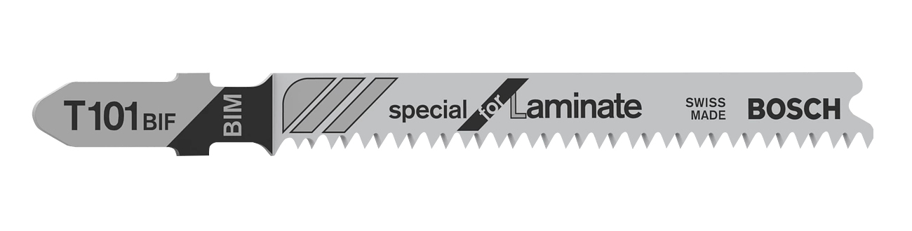 Bosch T101 BIF Jigsaw Blade for Laminate 3165140393416 pk 5 x 5 (25 blades)