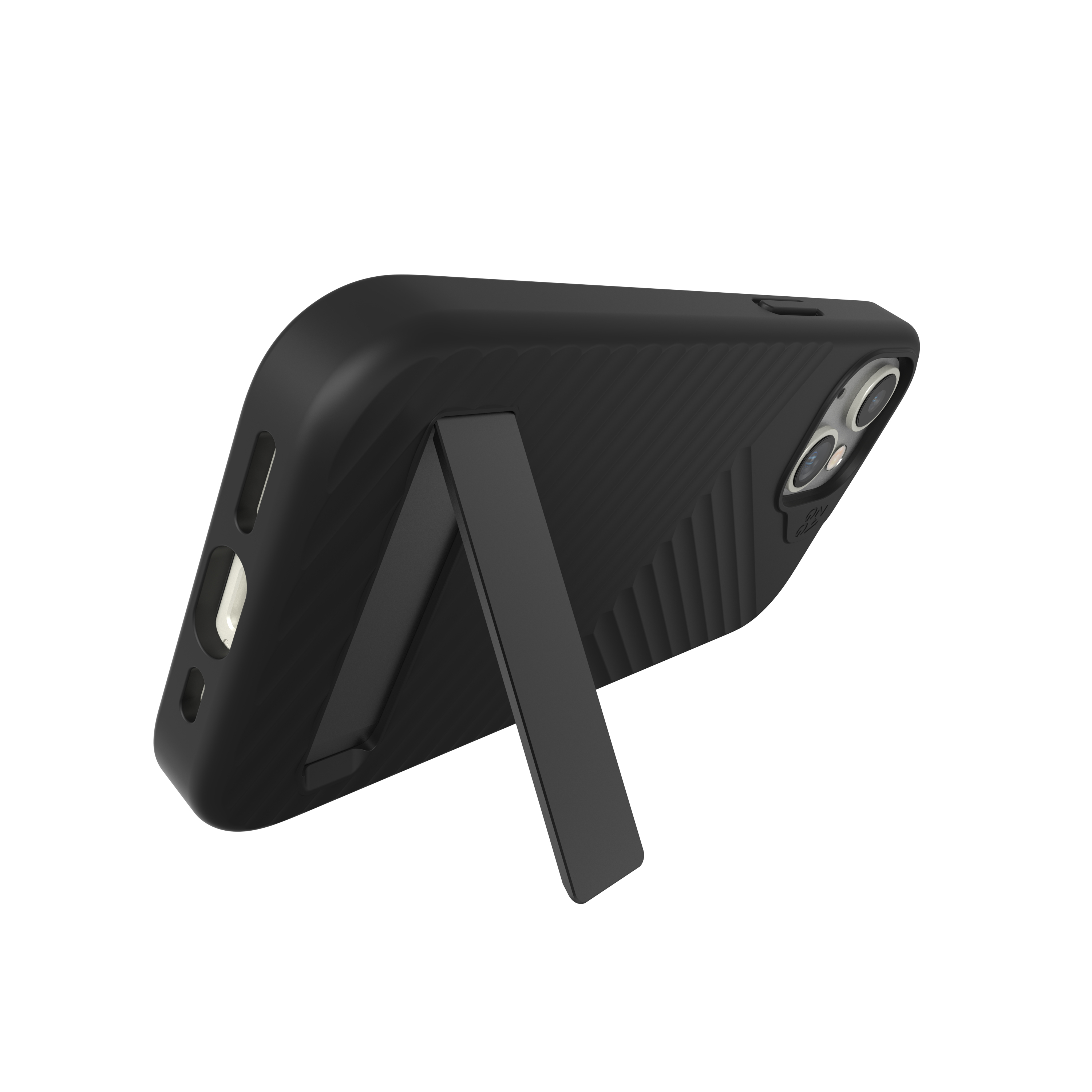 Zagg Denali Snap Black Iphone 15/14/13 W/Kickstand