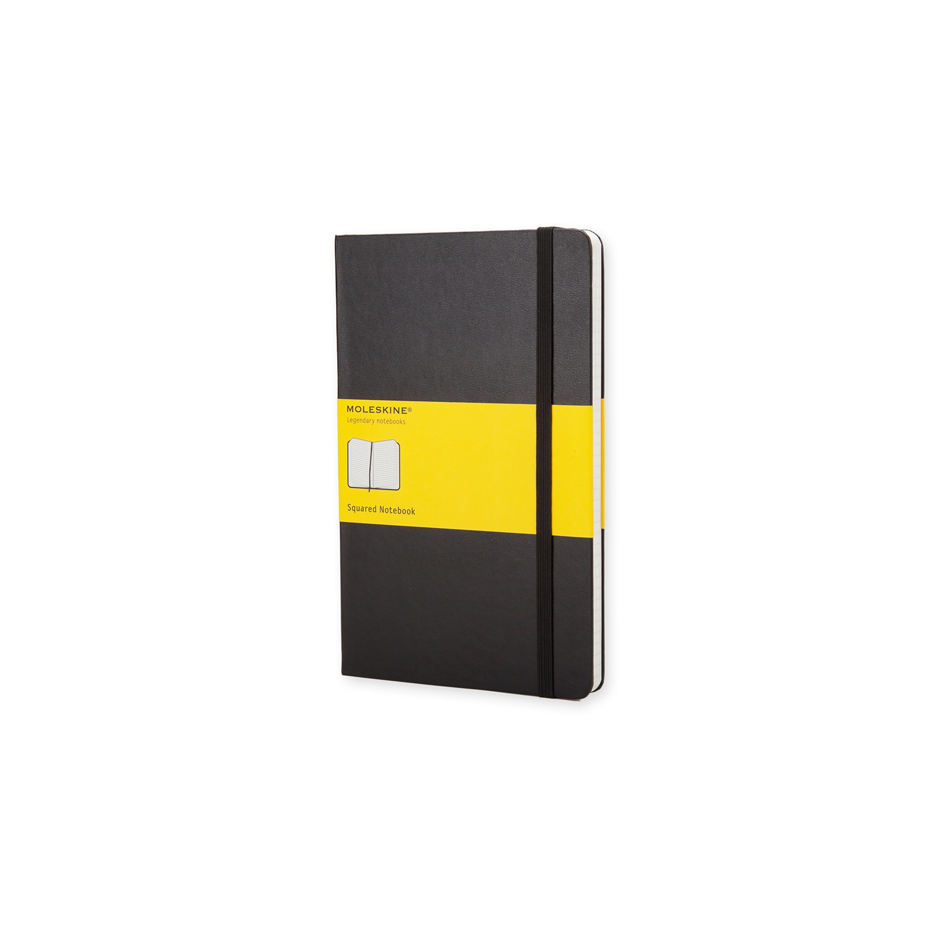 Moleskine Large Squared Hardcover Notebook Black