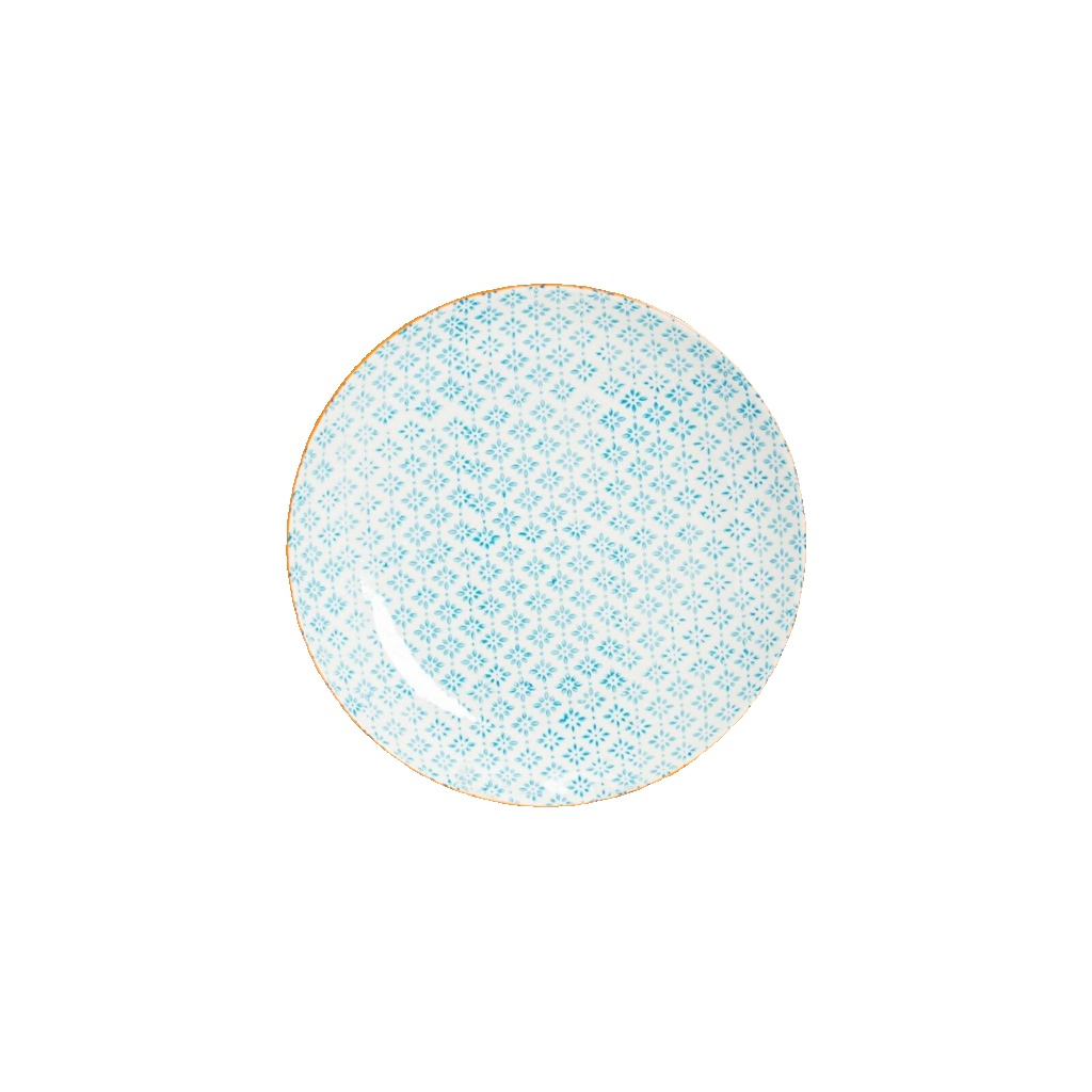 Rinkit.com Multi 25.5Cm Hand Printed Stoneware Dinner Plates - Pack Of Six - Image 2