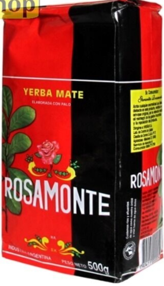 Y19 YERBA MATE ROSAMONTE W/STEM 500G MATE TEA ARGENTINA