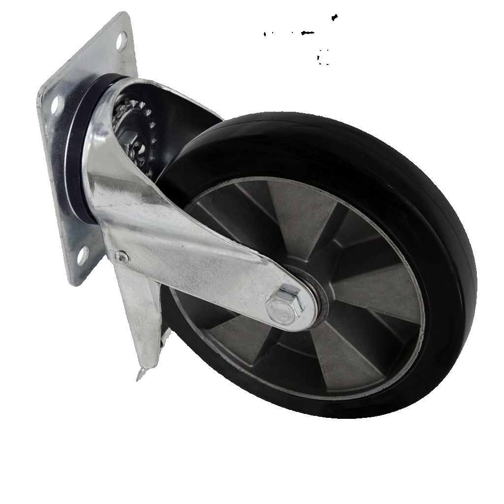Sealey SCW5125SPLEM 125mm Castor Wheel with Swivel Plate & Total Lock