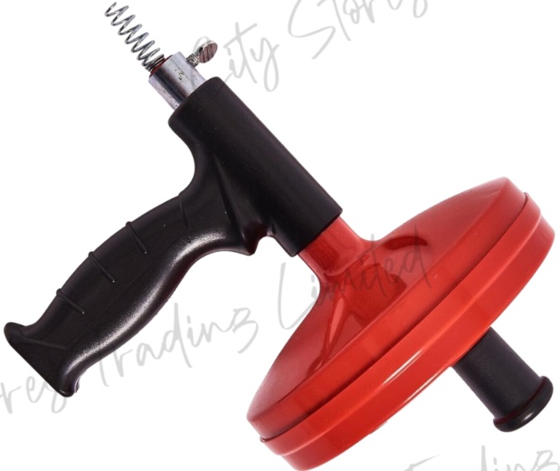3 PC DRAIN UNBLOCKER TOOL SET PUMP PLUNGER PIPE CLEANER SINK BATH CLOG REMOVER - Image 3