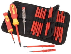 Draper 05776 Electricians VDE Screwdriver Set Insulated Interchangeable PZ Torx
