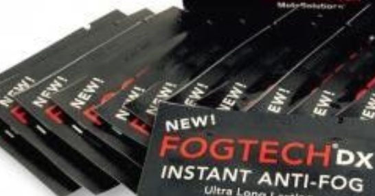 FogTech DX Anti-Fog Solution for Motorcycle Visors, Motocross Goggles  10 PACK