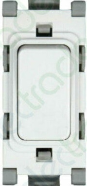 Deta G3514 Gridswitch 20 Amp Double Pole Unmarked (White)