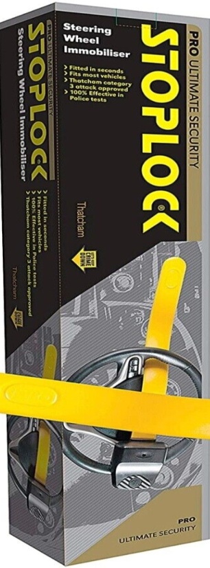 Stoplock - Stoplock Pro Steering Wheel Security Lock Offering Maximum Security