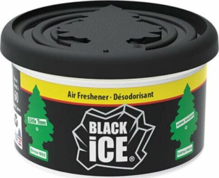 10 x Fiber Can Black Ice Little Trees Magic Tree Car Home Air Freshener Freshner