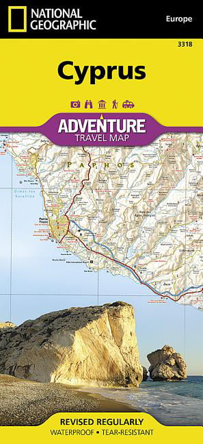Cyprus Map  National Geographic Adventure Map