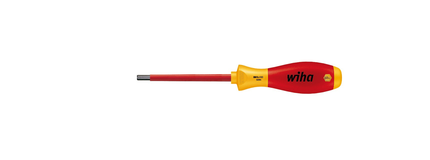 Wiha 30363 Hex Driver Screwdriver 1000v Electrician VDE 4mm Hex SoftFinish Grip