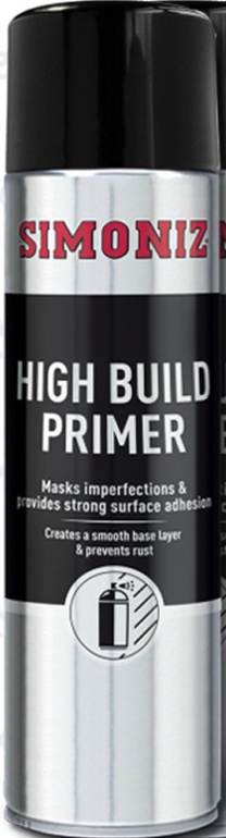 SIMB90D Acrylic High Build Primer 500ml x2 Aerosol Spray Paint Black By Simoniz - Image 14