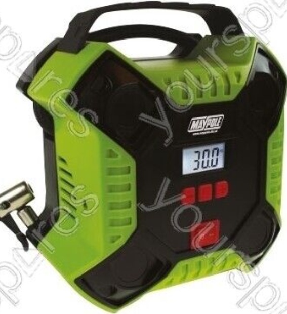 Maypole 12V Air Compressor Auto Digi Green - Image 4