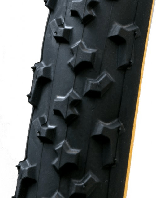Challenge Baby Limus Handmade CX Tyre (Black / Tan, 700 x 33) - Versatile Tread - Image 2